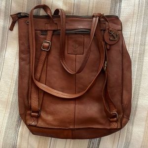 HARBOR 2ND
Leather Convertible Backpack Tote